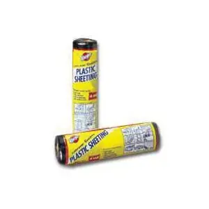 Warp‘s 4CH350B Poly Film, 50 ft L, 3 ft W, Black