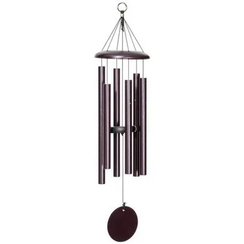 Wind River Corinthian Bells T206PM Wind Chime, Aluminum, Plum, Powder-Coated