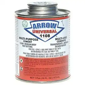 GENOVA 15011 All-Purpose Cement, 1/2 pt, Liquid, Clear