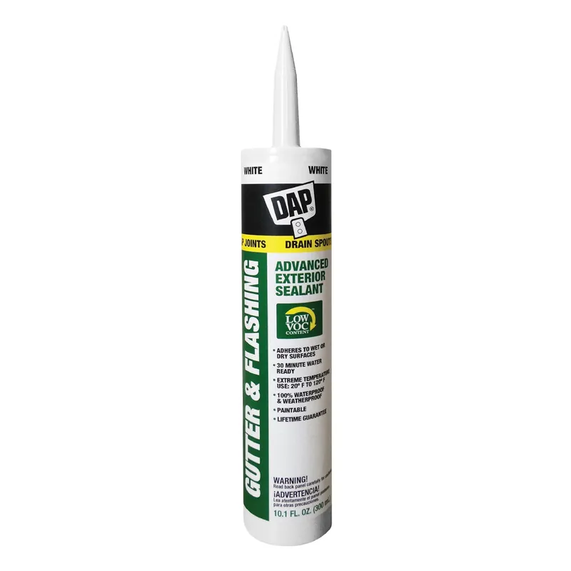 DAP 01801 Sealant, White, Paste, 10.1 fl-oz