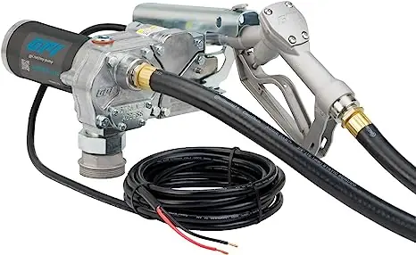 GPI 110000-99 Fuel Pump, Motor 12 VDC, 30 min Duty Cycle, Rotary Gear Design, 40 in L Suction Tube, 3/4 in Outlet