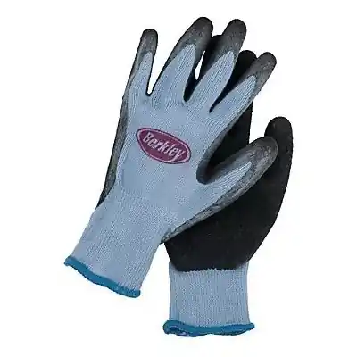 Berkley BTFG Grip Gloves, Coated, Blue/Gray