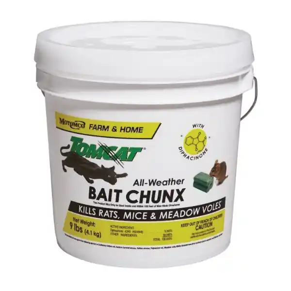 Motomco Tomcat All-Weather Bait Chunx 9lb Pail