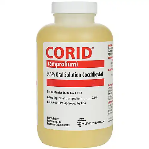 Corid 9.6% Oral Solution - 16 Oz Bottle