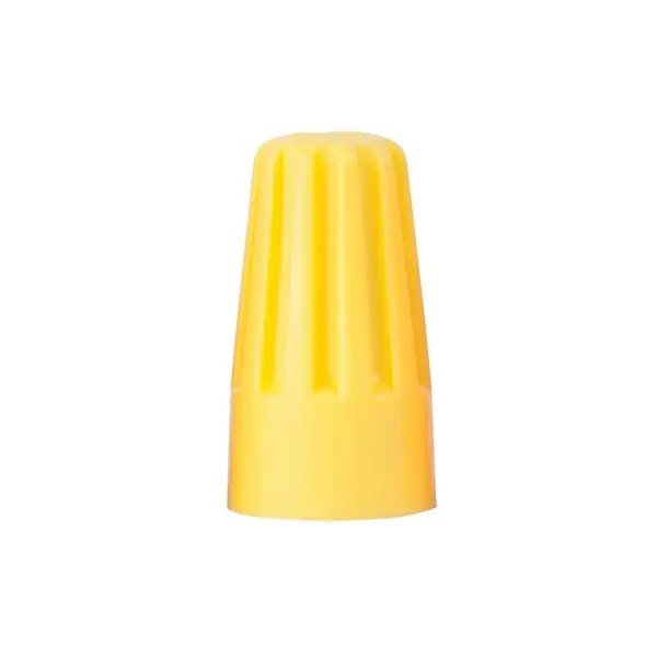GB WireGard GB-4 Series 10-004 Wire Connector, 18 to 10 AWG Wire, Steel Contact, Polypropylene Housing Material, Yellow