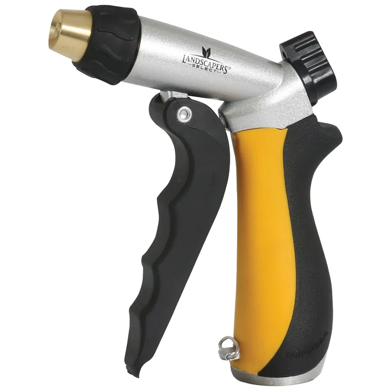 Landscapers Select Adjustable Metal Spray Nozzle - Black/Yellow Handle