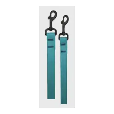 Smart Smart Leash 2167TL48 Dog Leash, 48 in L, 3/4 in W, Biothane Line, Teal, Fastening Method Clip
