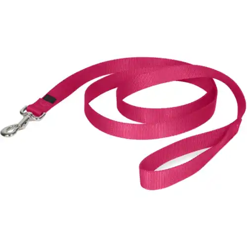 Scott Pet 2165HP48 Lead, 48 in L, 5/8 in W, 1-Ply, Hot Pink, Fastening Method Snap