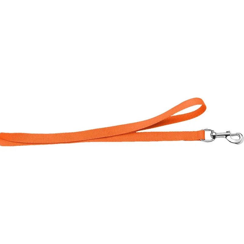 Scott Pet 2168HO72 Dog Lead, 72 in L, 1 in W, 1-Ply, Hot Orange, Fastening Method Snap