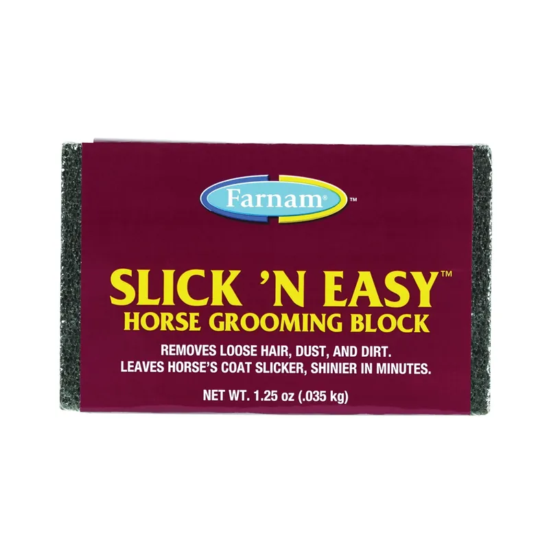 Farnam Slick ‘N Easy 39036 Horse Grooming Block, Fiberglass