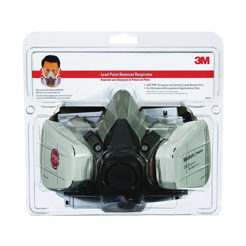 3M 62093HA1-C Paint Removal Respirator, 99.97 % Filter Efficiency, Dual Cartridge