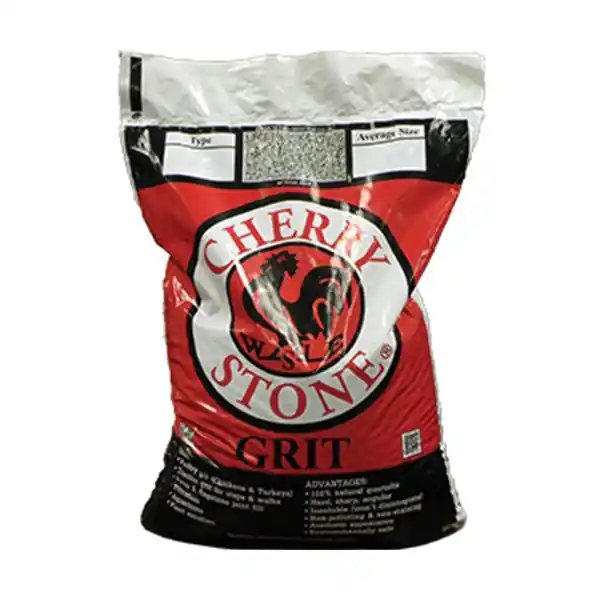 TCC MATERIALS Cherry Stone 105238 Poultry Grit, Hard Granules, Reddish, 50 lb Bag