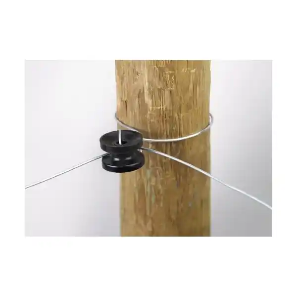 Dare 1752-10 High-Strain Fence Insulator, Barb, Polymer, Black