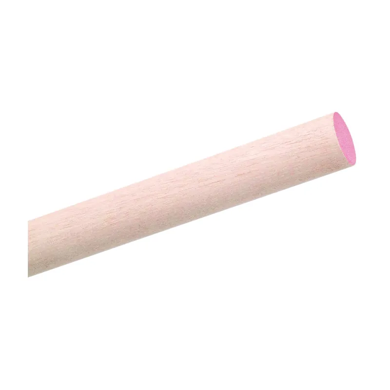 Waddell 6318UB Dowel Rod, 1-1/8 in Dia, 36 in L, Aspen Wood, Pink