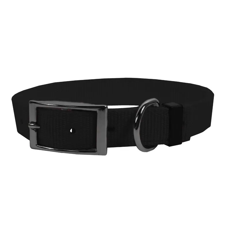 Scott Pet 1668BK20 Extended D Collar, 20 in L Collar, 1 in W Collar, Nylon, Black
