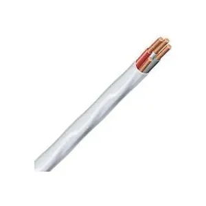 Southwire 14/3NM-WGX100 Sheathed Cable, 14 AWG Wire, 100 ft L, 3-Conductor, Copper Conductor, PVC Insulation