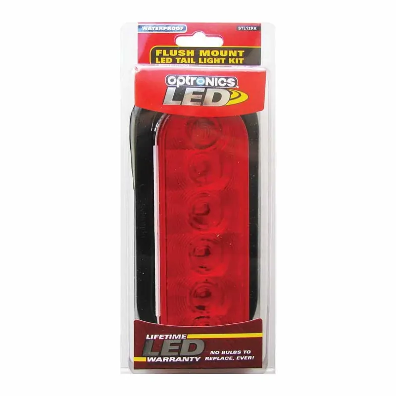 Optronics STL12 STL12RK Retail Kit, LED Lamp, Red Light, Polycarbonate Lens