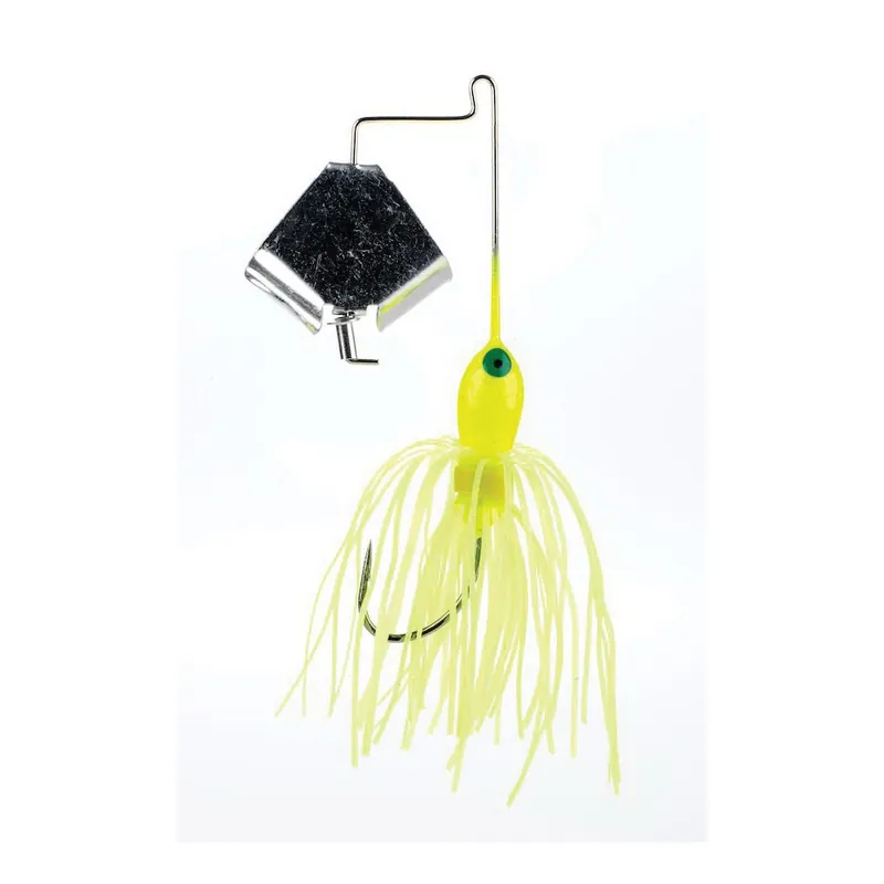 Strike King Mini Pro Buzz 18PBM-201 Fishing Bait, Buzz Bait, Chartreuse Bait