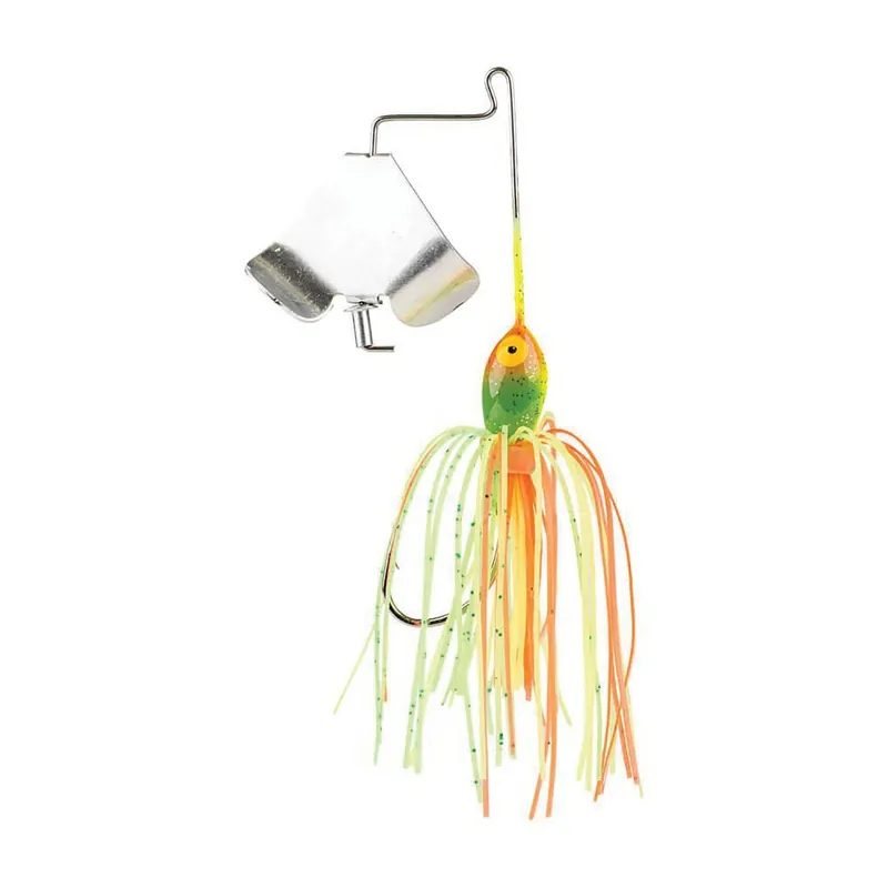 Strike King Pro-Buzz 18PBM-105 Mini Buzzbait, Wire Bait, Fire Tiger Bait