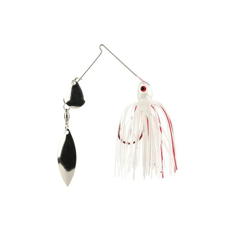 Strike King BB316CW-304 Bleeding Spinner Bait, Wire Bait, Bleeding White Bait