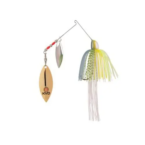 Strike King KVD SPINNERBAIT FSB12WW-538SG Finesse Spinner Bait, Wire, Chartreuse Sexy Shad Bait
