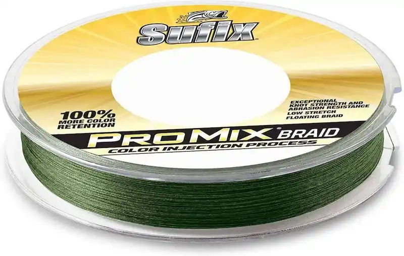 Sufix PERFORMANCE BRAID 663-030G Braided Fishing Line, 150 yd L, Low-Vis Green