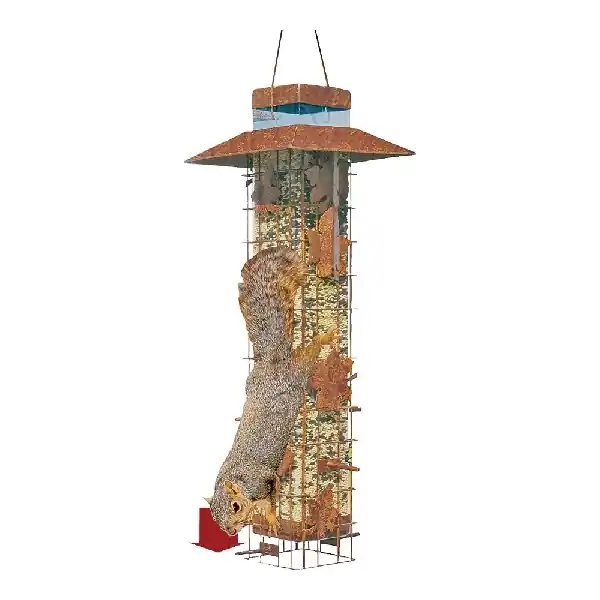 Perky-Pet 336 Wild Bird Feeder, 18-1/4 in H, Rustic Leaf, 2 lb, Metal, Hammered Bronze, Hanging Mounting