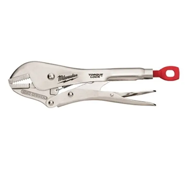 Milwaukee Torque Lock 48-22-3510 Locking Plier, 10 in OAL, 1-3/4 in Jaw Opening, 5/8 in W Jaw, 5/8 in L Jaw