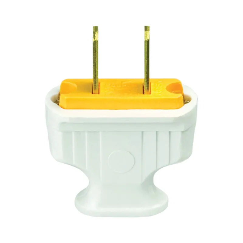 Eaton Wiring Devices 1912W-BOX Electrical Plug, 2-Pole, 15 A, 125 V, NEMA 1-15, White
