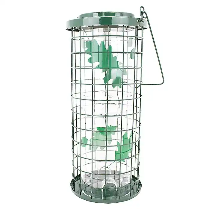 Perky-Pet Squirrel Stumper 114G Bird Feeder, 12.9 in H, 3 lb, Metal/Plastic, Powder-Coated
