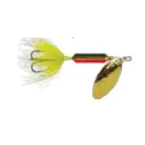 Worden‘s 206-FRT Fishing Lure, Rooster Tail, 1-Hook, Fire Tiger Lure