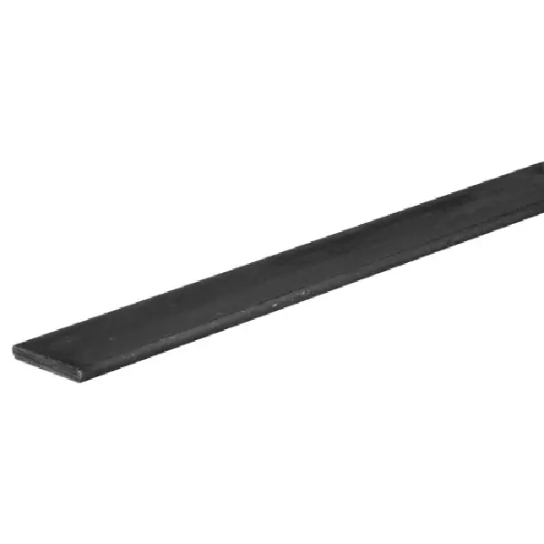 Steelworks 11677 Flat Bar, 2 in W, 4 ft L, 3/16 in Thick, Steel