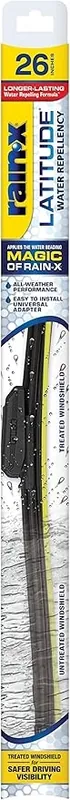 Rain-X Latitude 2-In-1 Wiper Blades, 26" Windshield Wipers (Pack Of 1)