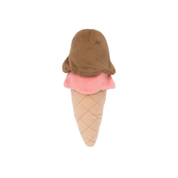 ZippyPaws NomNomz Dog Squeak Toy - Ice Cream