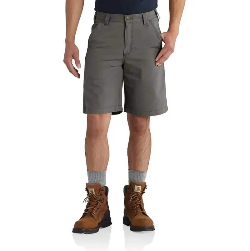 Carhartt Men‘s Rugged Flex Relaxed Fit Canvas Work Short - Gravel
