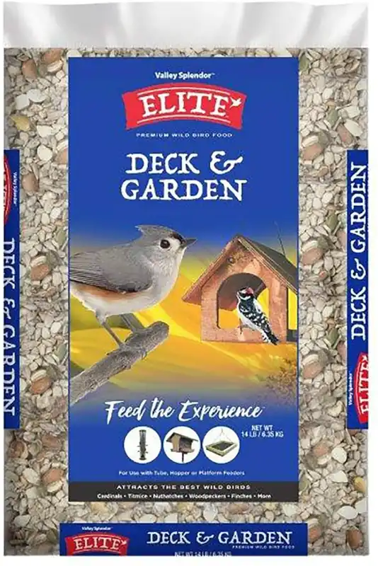 Valley Splendor Elite Deck and Garden Bird Feed 14 LB.