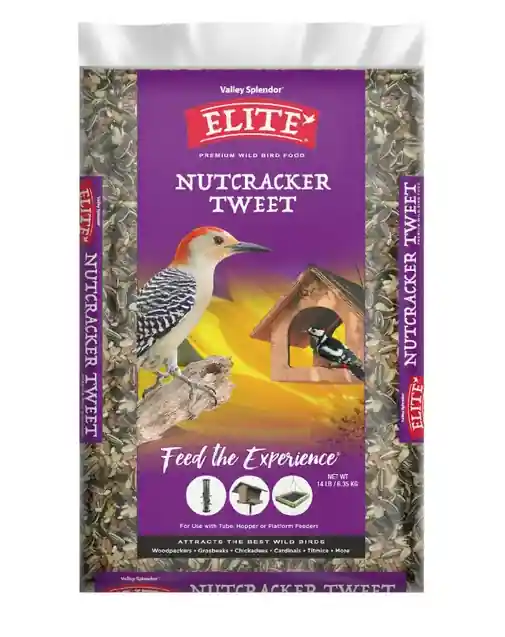 Valley Splendor Elite Nutcracker Tweet Bird Food - 14 LB.