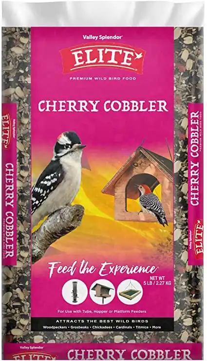 Valley Splendor Elite Cherry Cobbler Bird Feed - 5 LB.