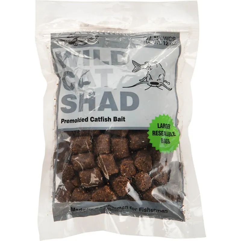 Catfish Charlie Wild Cat Shad Dough Ball Bait - 12 oz.