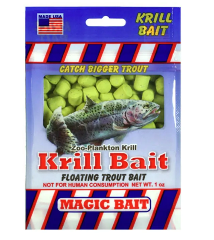 Magic Bait Krill Trout Bait - Chartreuse 1 Oz.
