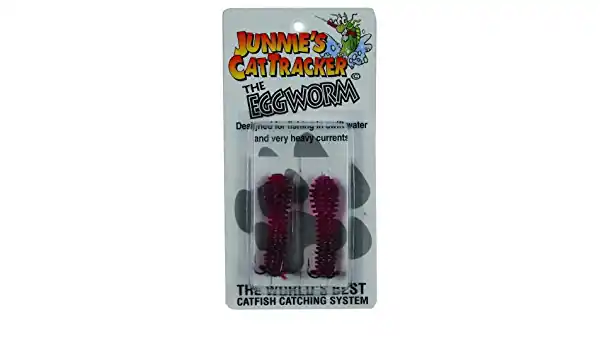 Junnie‘s Cat Tracker Eggworm - Purple 2 Pack