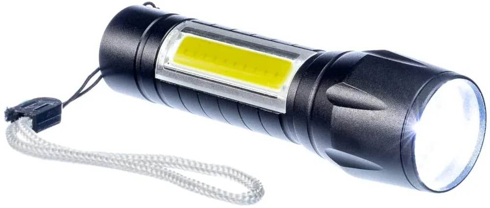 Sona Adjustable Focus Rechargeable USB Flashlight - 500 Combined Lumen