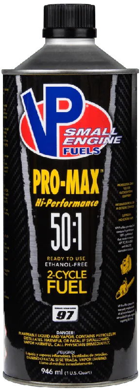 VP Racing Fuel Premix 2 Cycle ProMax 50 1 Fuel - 1 QT.