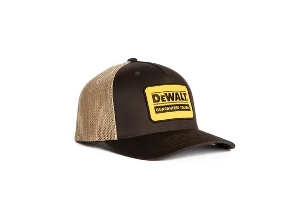 DeWalt Men‘s Oakdale Trucker Hat - Bark and Tan