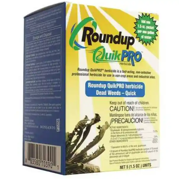 Round Up QuickPro Water Soluble Herbicide - 5 Pck.