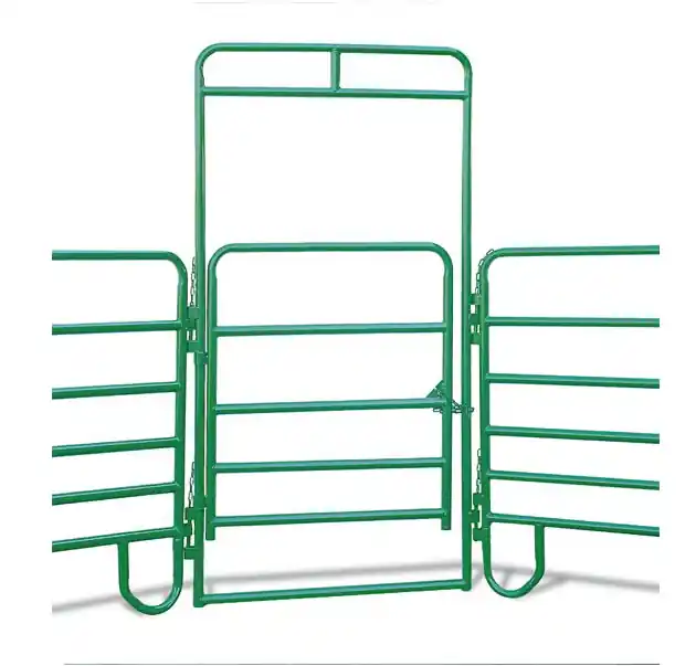 Hutchison Incorporated 4‘ Green Arch Corral Panel