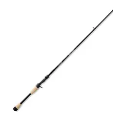 ST. CROIX ROD Mojo Bass MJC68MHF Casting Rod, 6 ft 8 in OAL, Black Cherry
