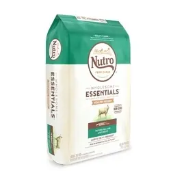 Nutro Wholesome Essentials 10157679 Adult Dog Food, Dry, Lamb, Rice Flavor, 30 lb Bag