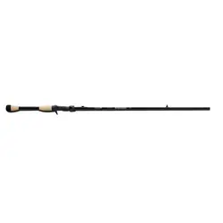 ST. CROIX ROD Mojo Bass MJC68MXF Casting Rod, 6 ft 8 in OAL, Split Grip Handle, Black