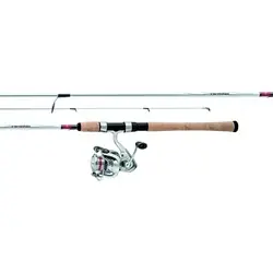 DAIWA Crossfire LT CFLT20G602ML Spinning Combo, 20 Reel, 6 ft L Rod, One-Touch Fold Handle